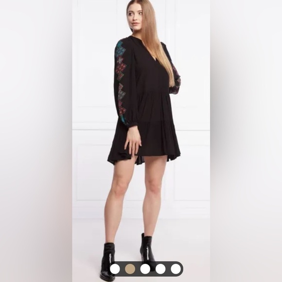 Desigual Dresses & Skirts - Desigual New CALENDULA dress with ethnic embroideries Size Medium
